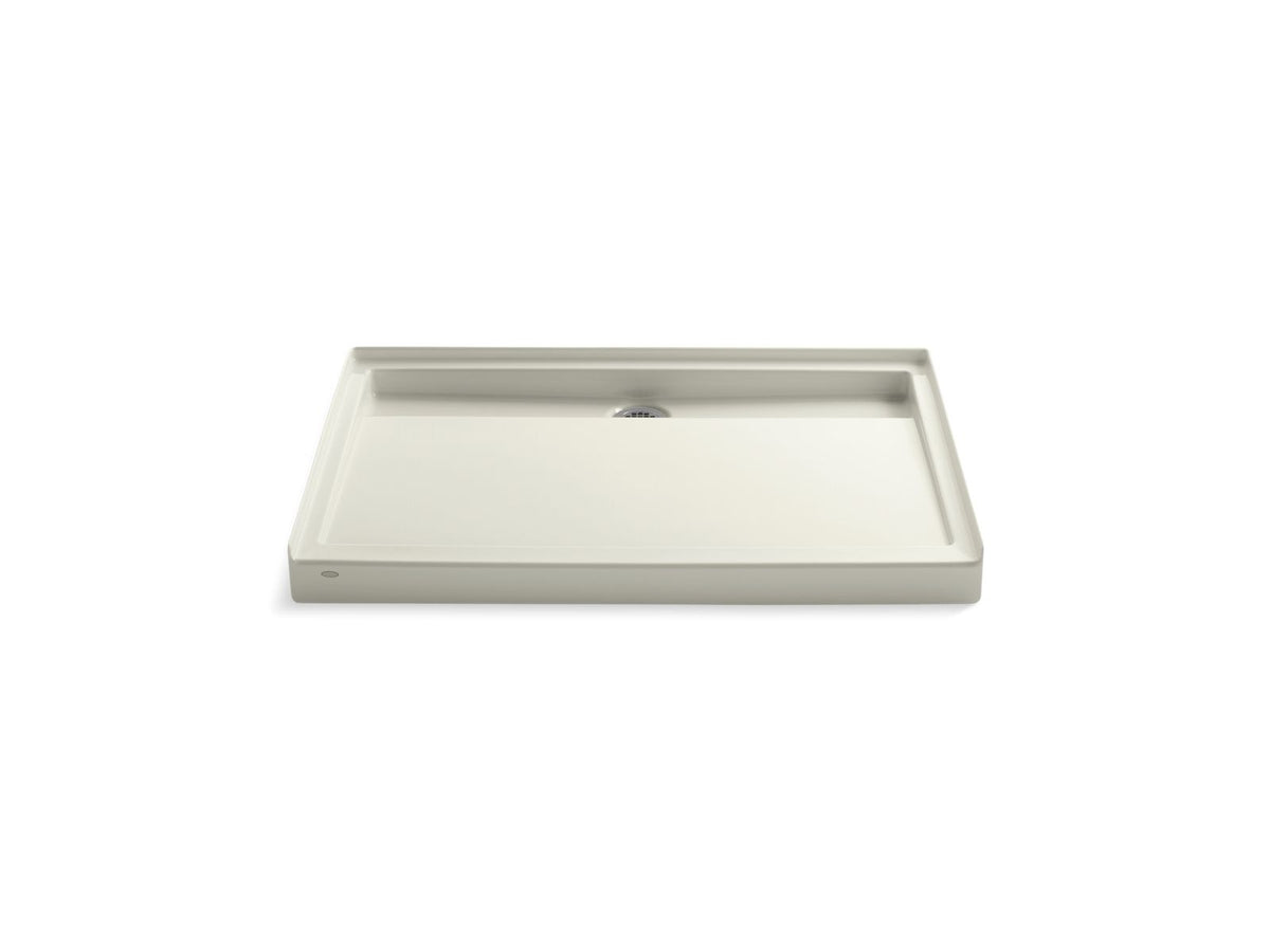 Groove - Recessed Rear Drain - 48" L x 36" W x 4-1/4" D