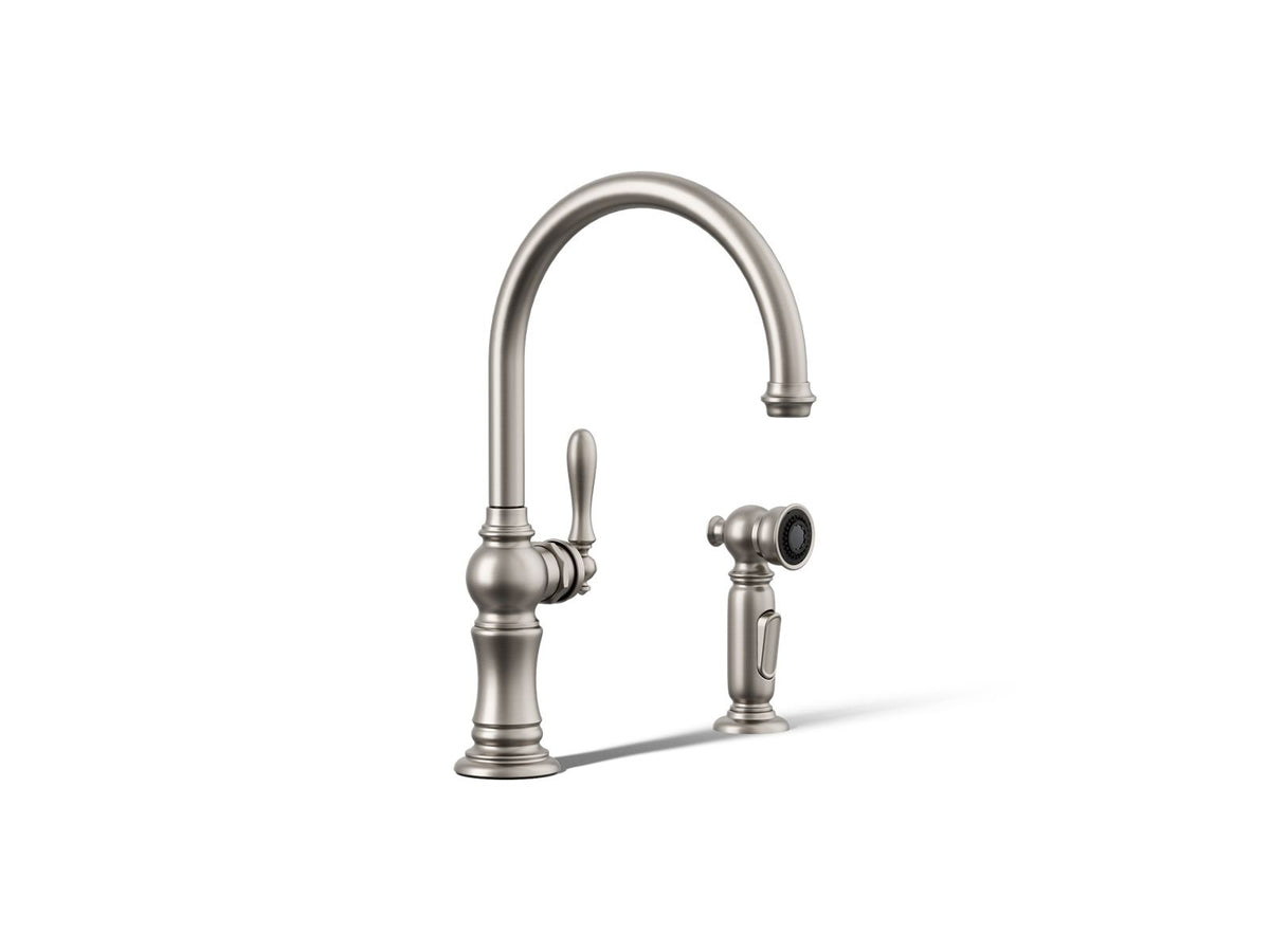 Artifacts - Kitchen Sink Faucet with Side Spray - 1.8 GPM