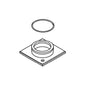 Escutcheon Assembly - Brushed Chrome