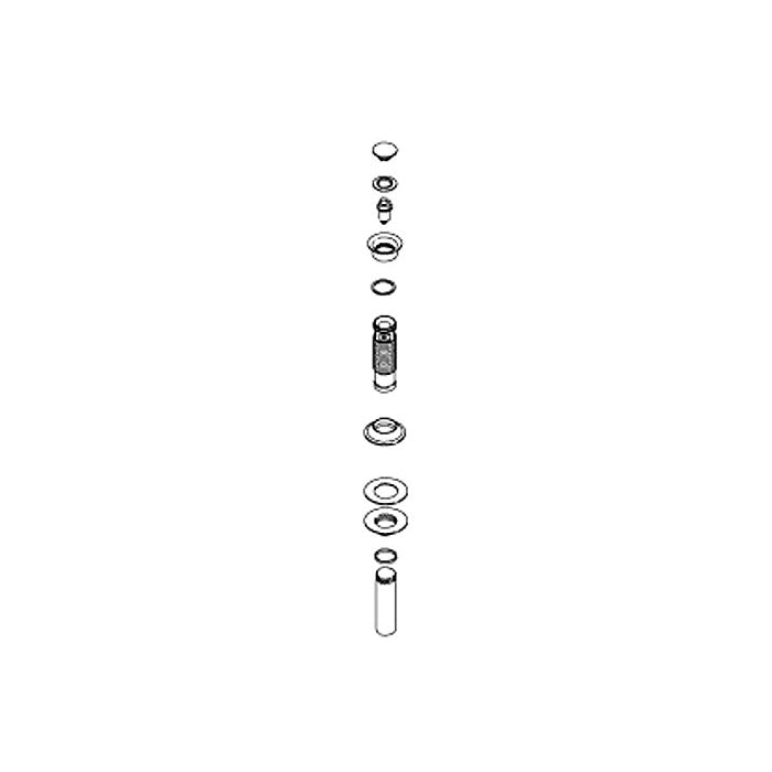 Clicker Drain - Vibrant Brushed Nickel
