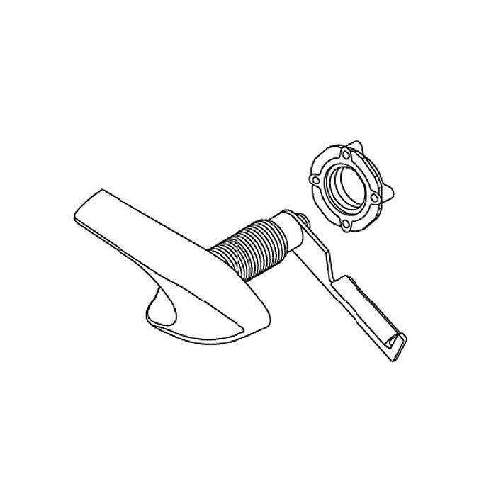 Right Hand Trip Lever Handle Kit - Polished Brass