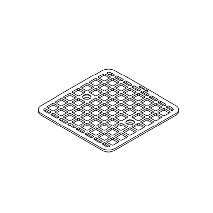 Square - Strainer Plate - Vitreous China - Pattern