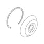 73455-Chrome Escutcheon Assembly - Polished Chrome