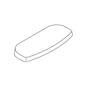 Kohler® Tank Cover, For Use With Santa Rosa™ Model K-3323 1-Piece Toilet