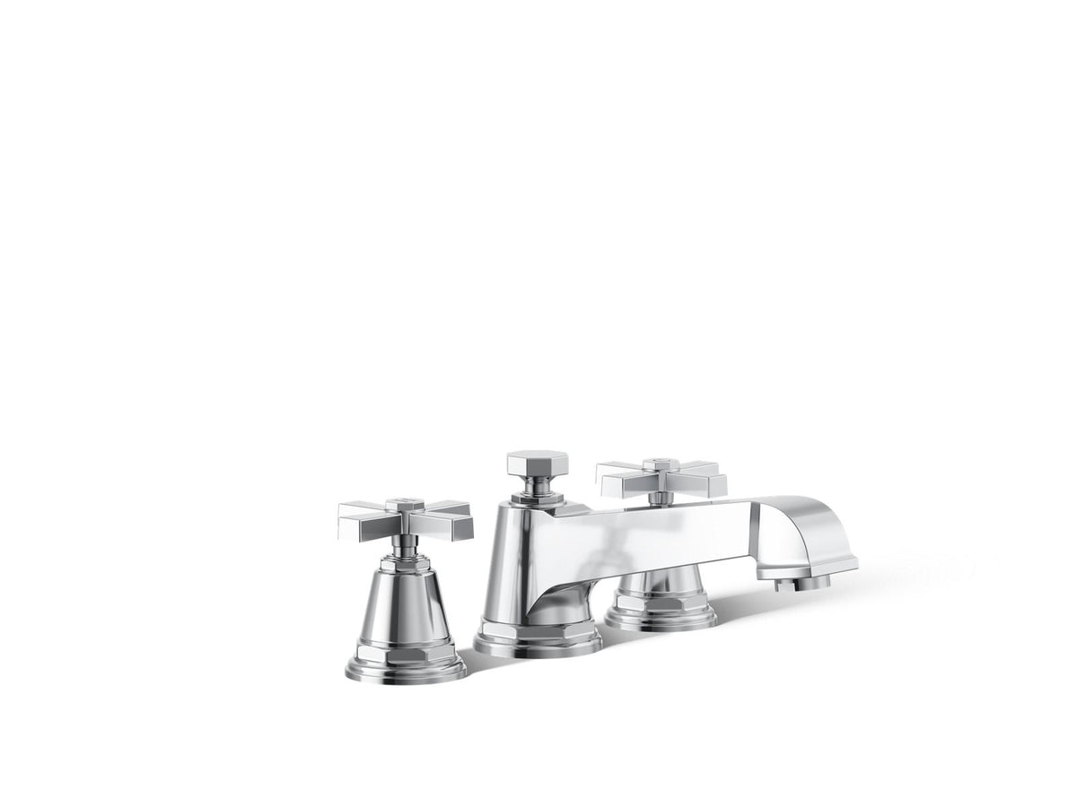 Pinstripe Pure - Bath Tub Faucet Trim - Deck Mount - 16 GPM