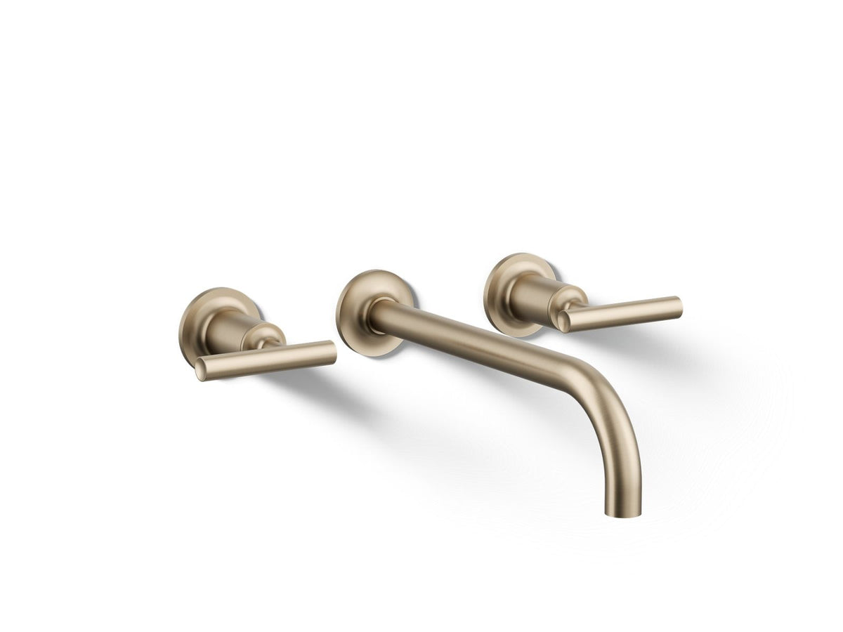 Widespread Bathroom Sink Faucet, Purist, 9-1/2 in