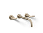 Widespread Bathroom Sink Faucet, Purist, 9-1/2 in