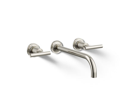 Widespread Bathroom Sink Faucet, Purist, 9-1/2 in