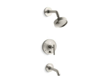 Bath/Shower Faucet Trim Set, Vibrant Brushed Nickel, Brass