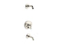 Purist Rite-Temp - Bath and Shower Trim Set - 3/8" L