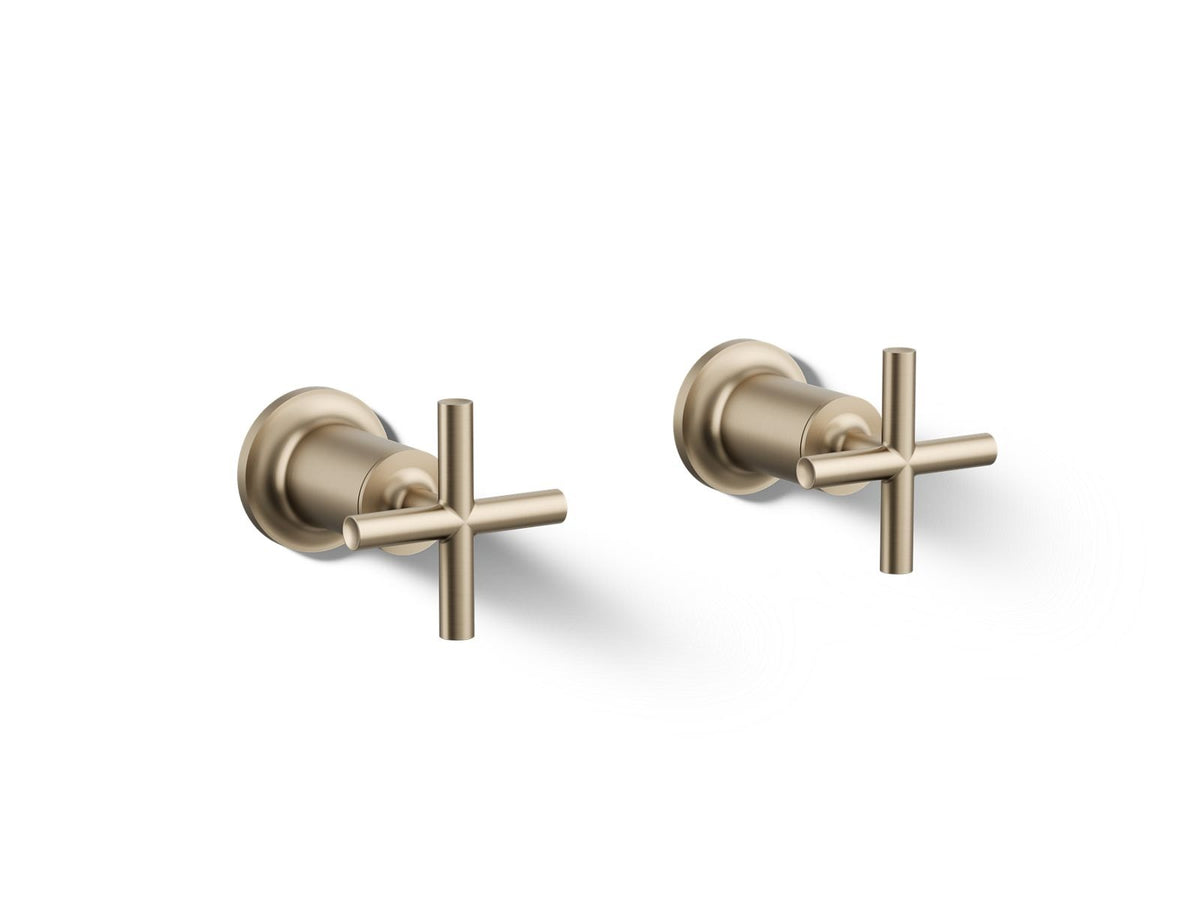 Purist - Bath Valve Trim with (2) Cross - Bath or Deck Mount
