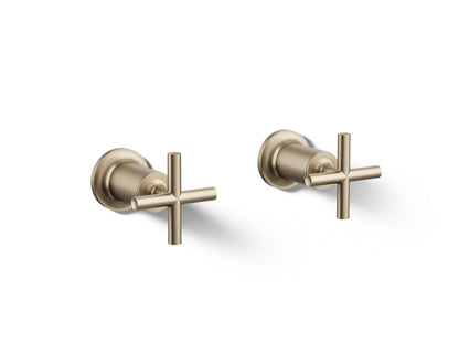 Purist - Bath Valve Trim with (2) Cross - Bath or Deck Mount