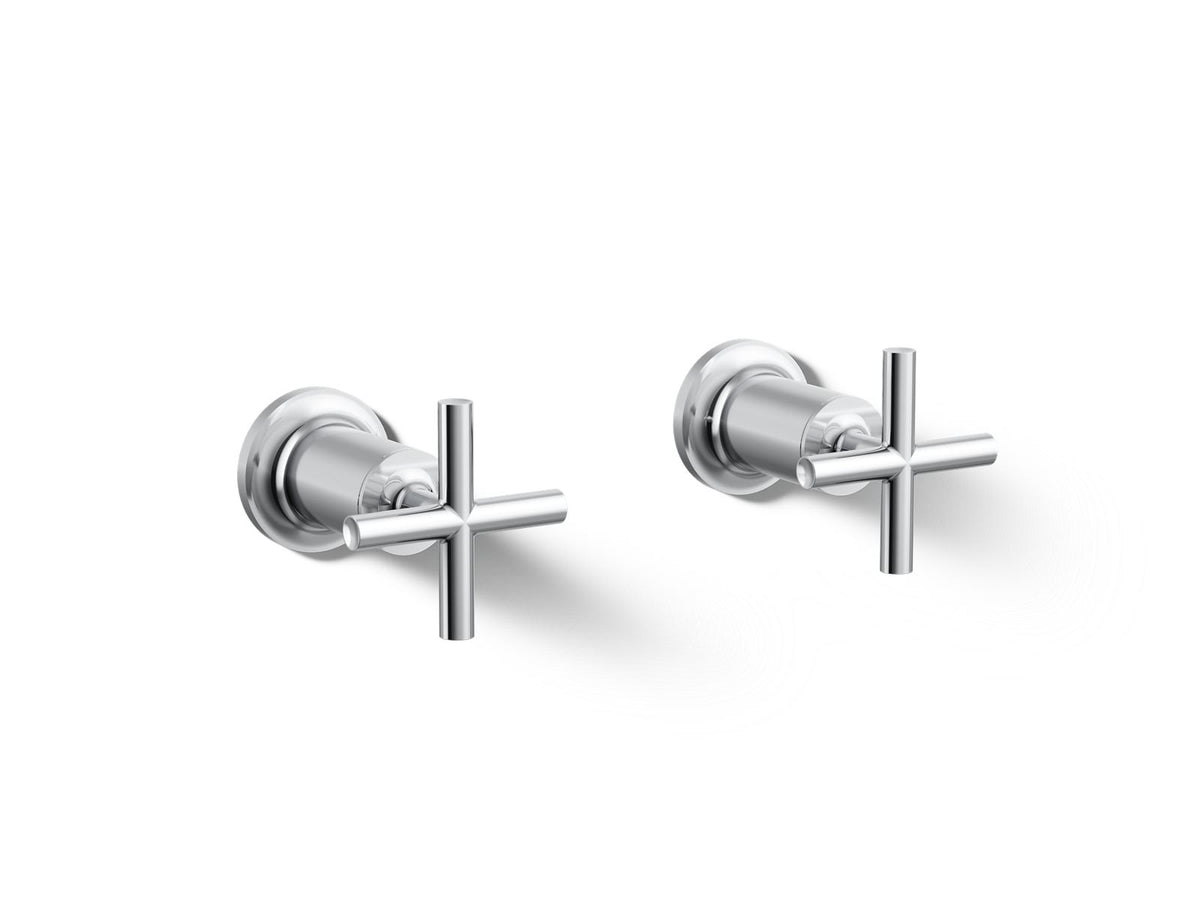 Purist - Bath Valve Trim with (2) Cross - Bath or Deck Mount