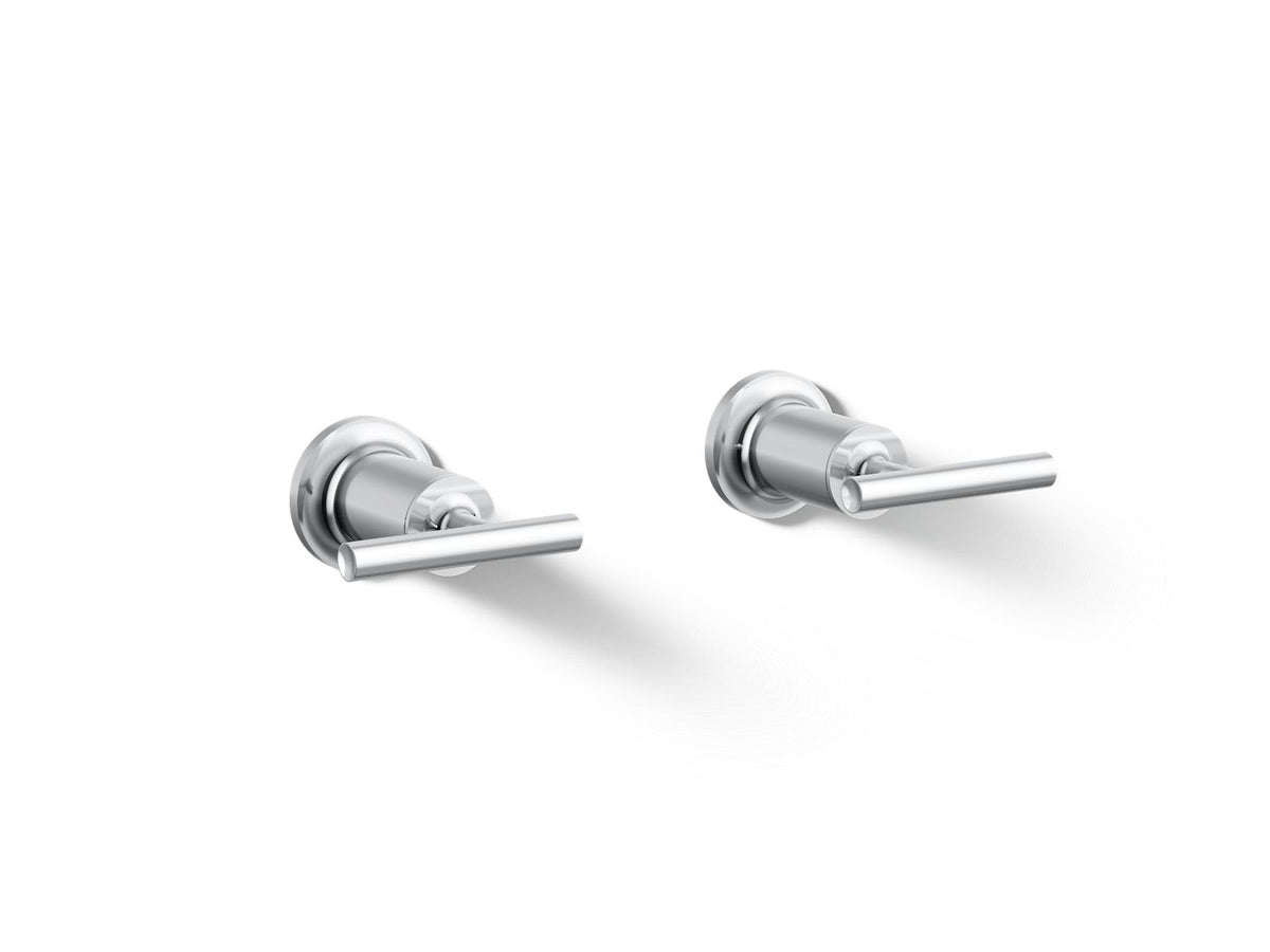 Purist - Bath Valve Trim with (2) Lever - Bath or Deck Mount