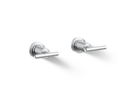 Purist - Bath Valve Trim with (2) Lever - Bath or Deck Mount