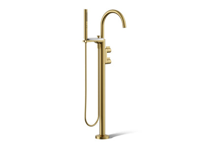 Components - Floor Mount Bath Filler Trim - 8 GPM