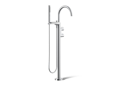 Components - Floor Mount Bath Filler Trim - 8 GPM