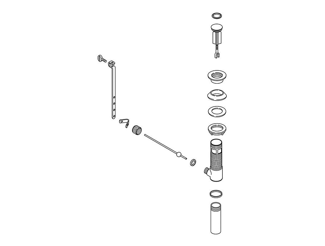 STANDARD DRAIN WITH OVERFLOW
