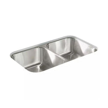 MCALLISTER 32X18X8 UC DBL SINK