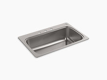 VERSE 33X22 SNGL SS SINK 4 HL