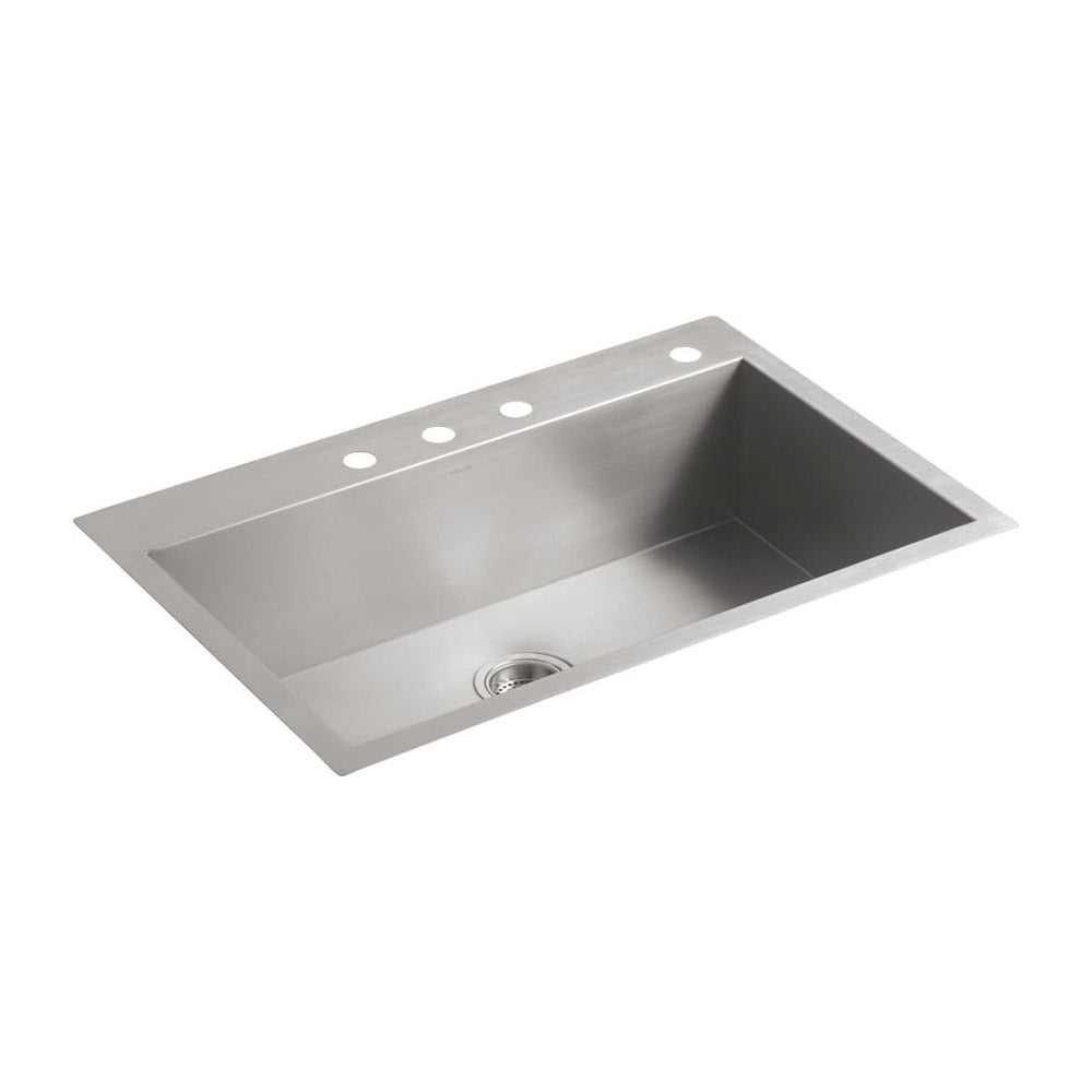 VAULT LG SINGLE BASIN SINK 4H
