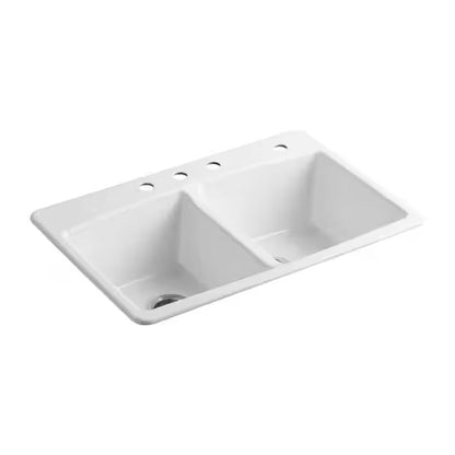 Brookfield™ 33" Top-Mount Double-Bowl Kitchen Sink
