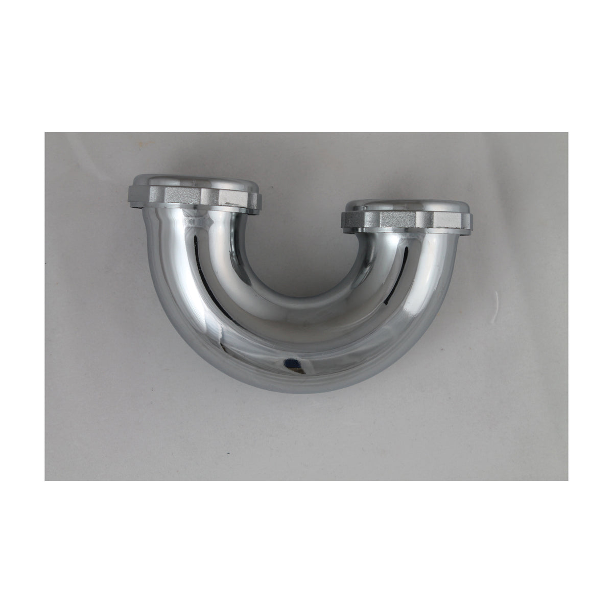 1-1/2" Low Inlet Sink Trap J-Bend - Brass - Brass Nuts