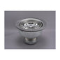 Kitchen Sink Strainer with Locking Shell - Stainless Steel
