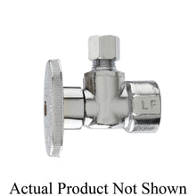 PlumbPak® 2046PCLF High Quality 1/4 Turn Straight Valve, 1/2 x 1/4 in Nominal, FNPT x Compression End Style, Solid Brass Body, Polished Chrome, Import