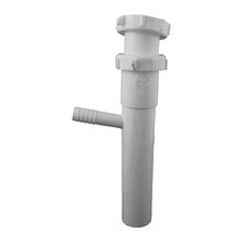 PlumbPak® 34-8B Tailpiece With 3/4 in (7/8 in OD) Branch, 1-1/2 in Slip Joint or Direct Connect Nominal, Polypropylene