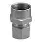 PlumbPak® K20079LF Straight Connector, 1/2 in C x 3/8 in OD, Brass