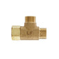 3/8 x 3/8 x 1/4" Add-A-Tee Adapter - Rough Brass