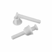 PlumbPak® PP23539 Universal Fit Toilet Seat Hinge Bolt With Quick Lock Nuts, Plastic, White, Import