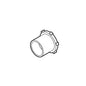 2 x 1/2" Reducing Bushing - CPVC - CTS Spigot x CTS Socket