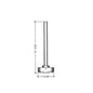 Kissler 45-3123 Pin, For Use With Sloan®/Coyne and Delaney Flushboy Urinal/Closet Generic Repair Part Kit