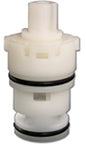 Kissler 711-0415H Washerless Righthand Hot Stem Unit, 1-15/16 in L, For Use With Kohler Faucets, B-9 Broach Style