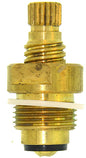 Kissler 711-0805H Compression Righthand Hot Stem Unit, 1-5/8 in L, For Use With American Brass Faucets, 17 Point, B-26 Broach Style, 18 TPI Bonnet