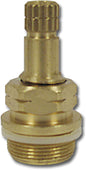 Kissler 711-5510H Compression Righthand Hot Stem Unit, 1-7/8 in L, For Use With Sterling Faucets, 16 Point, B-16 Broach Style, 24 TPI