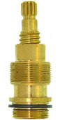 Kissler 711-6044 Mobile Home Compression Righthand Stem Unit Only, 2-9/16 in L, For Use With Price Pfister Faucets, 12 Point, B-6 Broach Style