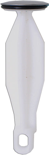 Kissler 758-1143 Lavatory Stopper, 1-5/16 in Dia Nominal, 4-3/16 in OAL, Plastic, White/Black