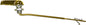 Kissler 760-1002 Handle, 8-1/4 in Arm, Polished Brass