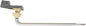 Kissler 760-1008 CP Handle, 8 in Arm, Plastic Arm