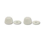 Kissler 768-8024 Closet Bolt Cap, For Use With Universal Fit, White