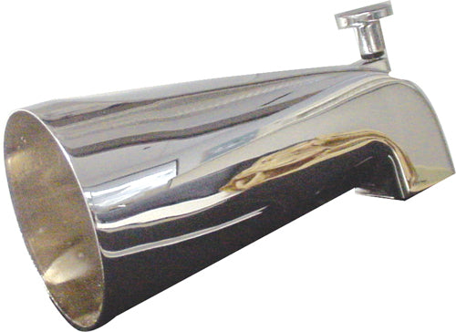 Kissler 782-0011 Diverter Tub Spout, 5-1/4 in L, For Use With Universal Fit Sink, 1/2 in IPS Nose Connection, Universal Fit