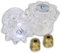 Kissler 793-0142 Pair of Handle, 1-1/4 x 1-15/16 in, For Use With Fits-All Faucets, Acrylic