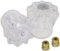 Kissler 794-0142 Pair of Handle, 1-3/8 x 2-3/4 in, For Use With Fits-All Faucets, Acrylic