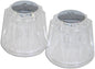 Kissler 795-1180 Pair of Handle, 15/16 x 1-7/8 in, For Use With Price Pfister Faucets, 12 Point, B-6 Broach Style, Acrylic
