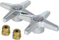 Kissler 796-0042 Cross Handle, 1-7/16 x 1 in, For Use With Fits-All Faucets