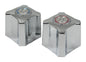Kissler 799-0184 Pair of Handle, 1 x 1-9/16 in, For Use With Kohler Faucets, 16 Point, B-12 Broach Style, Chrome Plated
