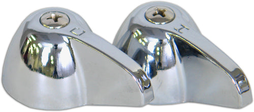 Kissler 799-0213 Pair of Handle, 1-1/2 x 15/16 in, For Use With Price Pfister Faucets, 12 Point, B-6 Broach Style, Chrome Plated